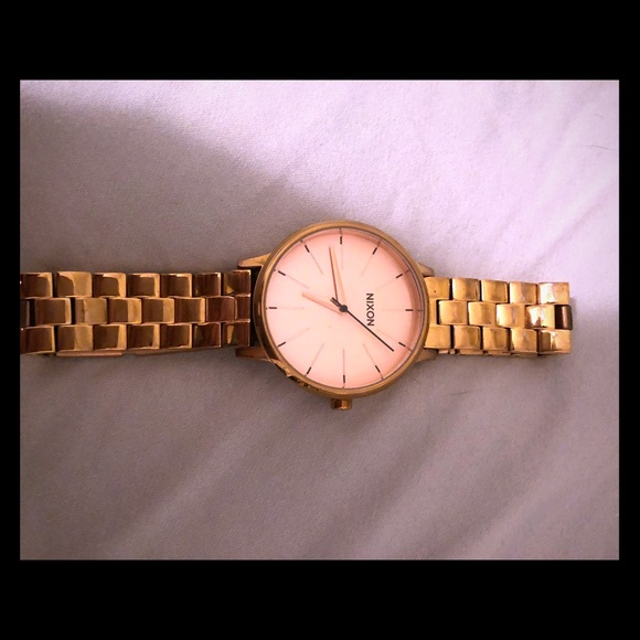 Nixon rose gold Kensington watch - Picture 1 of 6